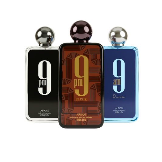 Zestaw 3 Perfum | Afnan 9PM + Afnan 9PM Elixir + 9AM Dive 100 ml