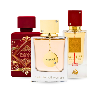 Zestaw 3 Perfum | Club de Nuit Woman + Lattafa Sublime + Ana Abiyedh Rouge 100 ml