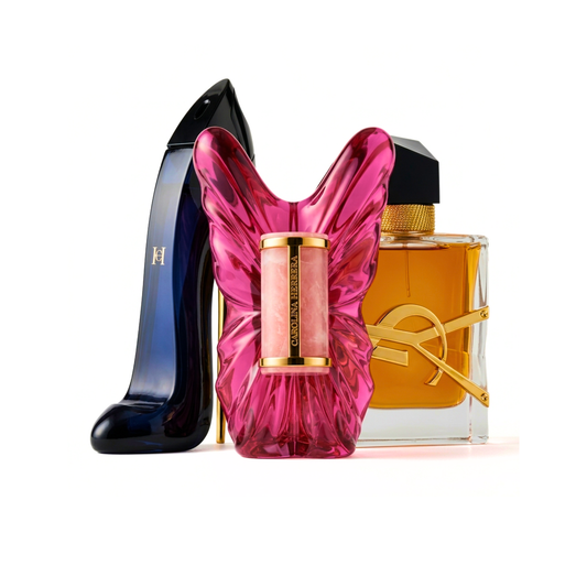 Zestaw 3 perfum | Carolina Herrera Good Girl + Carolina Herrera La Bomba + Yves Saint Laurent Libre Intense 100 ml