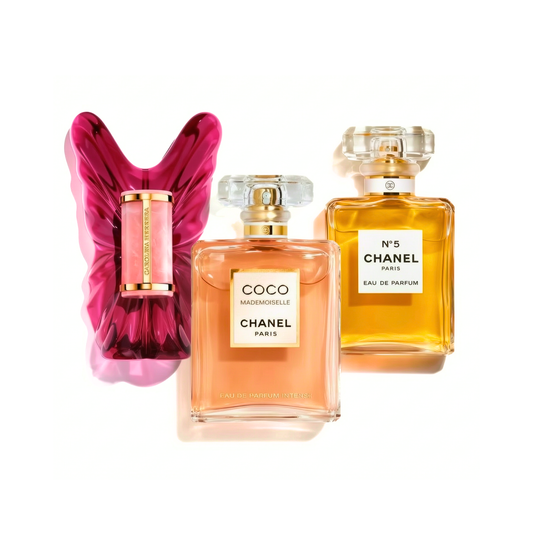 Zestaw 3 perfum | CAROLINA HERRERA La Bomba, Coco Mademoiselle, Chanel N°5 - 100ml