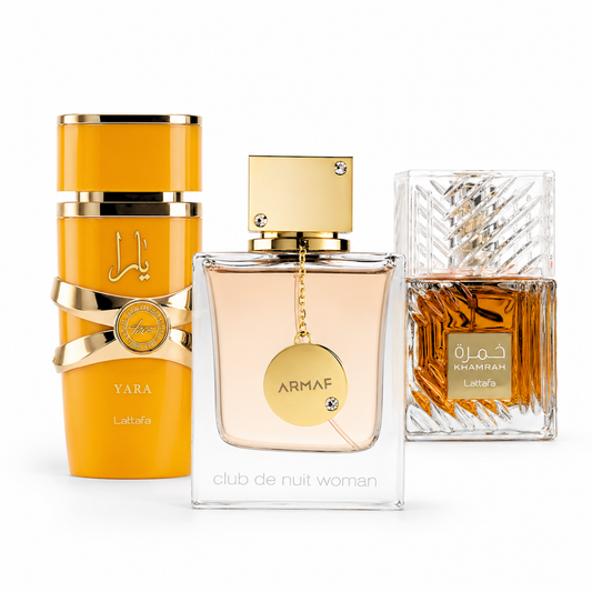 Zestaw 3 Perfum | Yara Tous - Club de Nuit Woman - Khamrah 100 ml