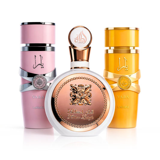 Zestaw 3 Perfum | Yara Tous + Yara Lattafa + Fakhar Rose 100 ml